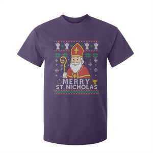 Saint Nicholas Santa Claus Christmas T Shirt For Kid TS14 Purple Print Your Wear