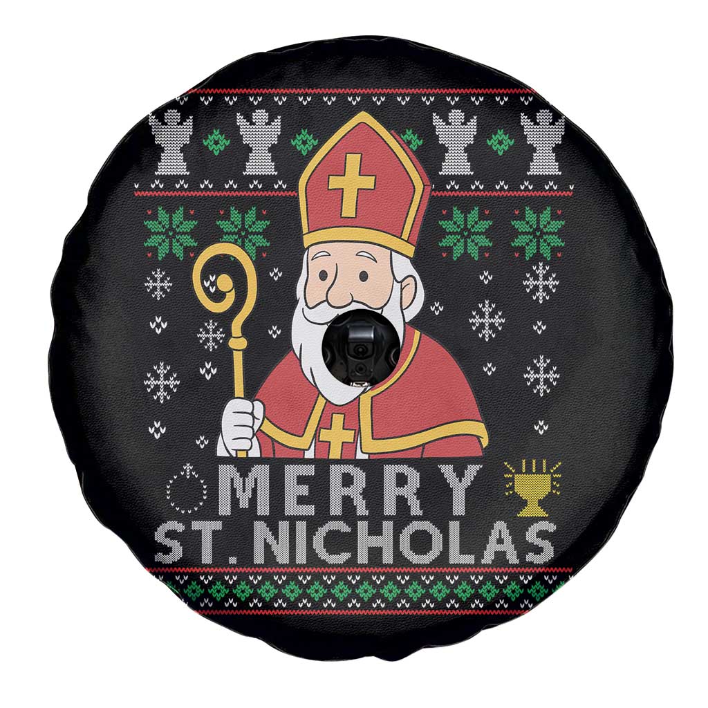 Saint Nicholas Santa Claus Christmas Spare Tire Cover TS14 Print Your Wear