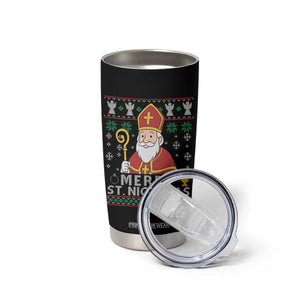 Saint Nicholas Santa Claus Christmas Tumbler Cup TS14 Print Your Wear