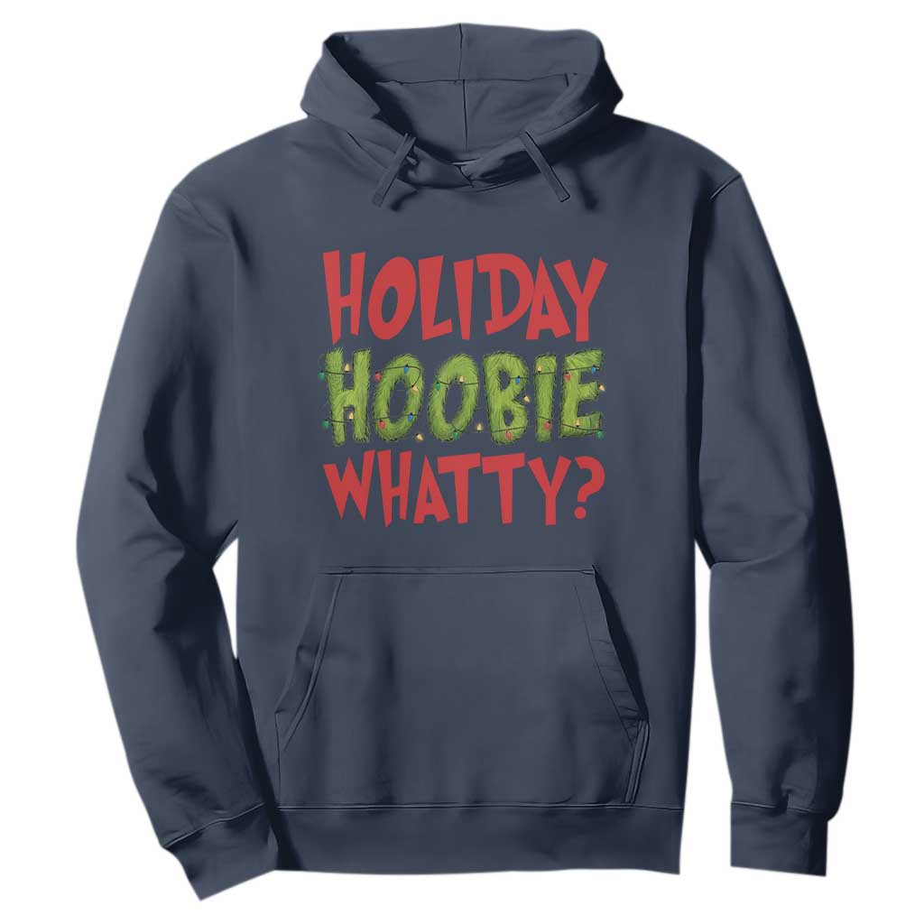 Holiday Hoobie Whatty Hoodie Funny Christmas Movie Holiday TS14 Navy Print Your Wear
