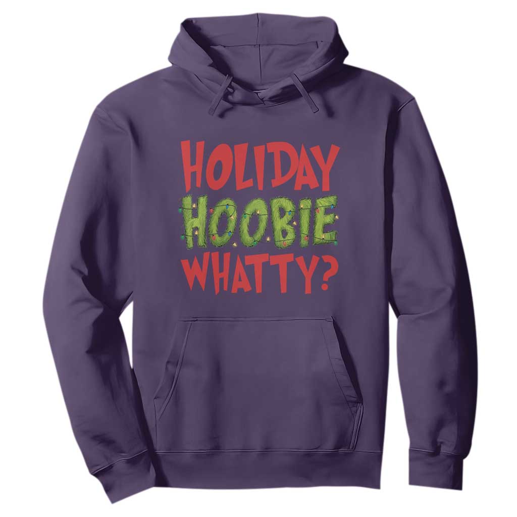 Holiday Hoobie Whatty Hoodie Funny Christmas Movie Holiday TS14 Purple Print Your Wear