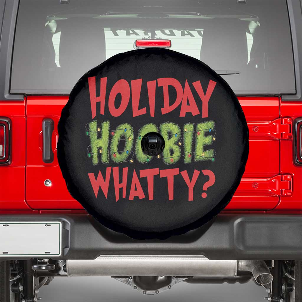 Holiday Hoobie Whatty Spare Tire Cover Funny Christmas Movie Holiday TS14 Black Print Your Wear