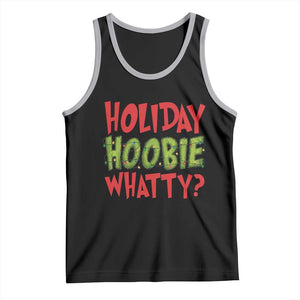 Holiday Hoobie Whatty Tank Top Funny Christmas Movie Holiday TS14 Black Athletic Heather Print Your Wear
