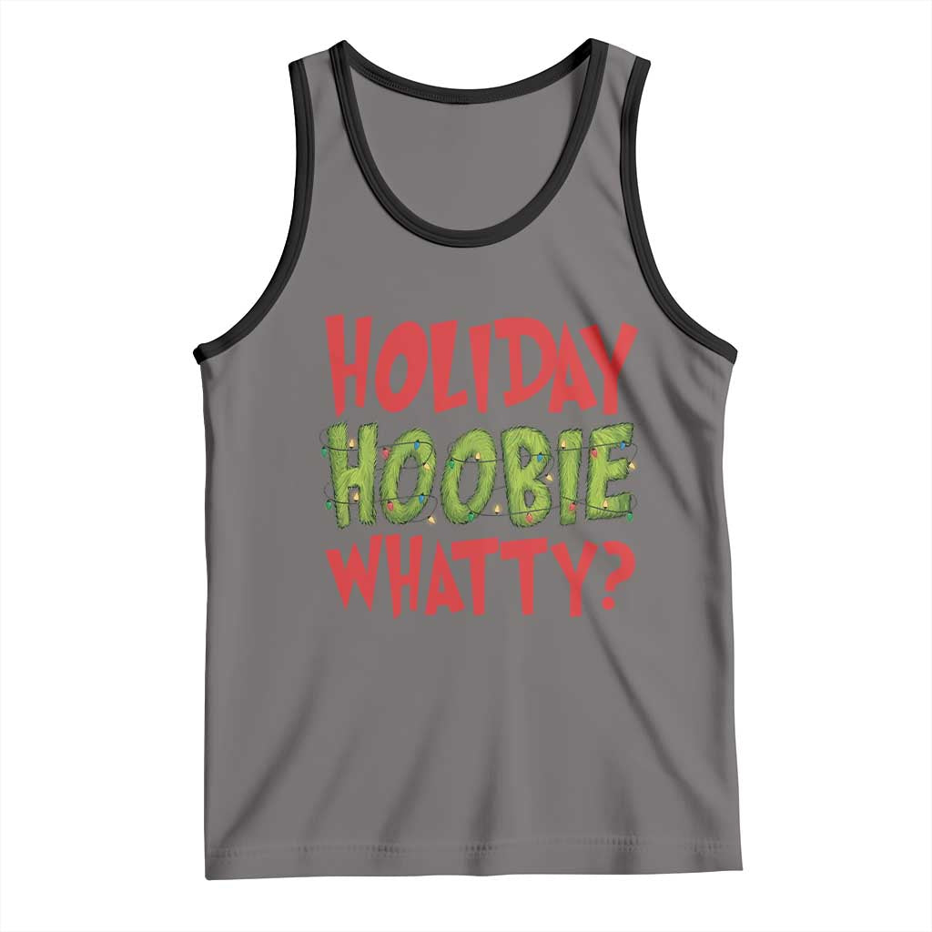 Holiday Hoobie Whatty Tank Top Funny Christmas Movie Holiday TS14 Deep Heather Black Print Your Wear