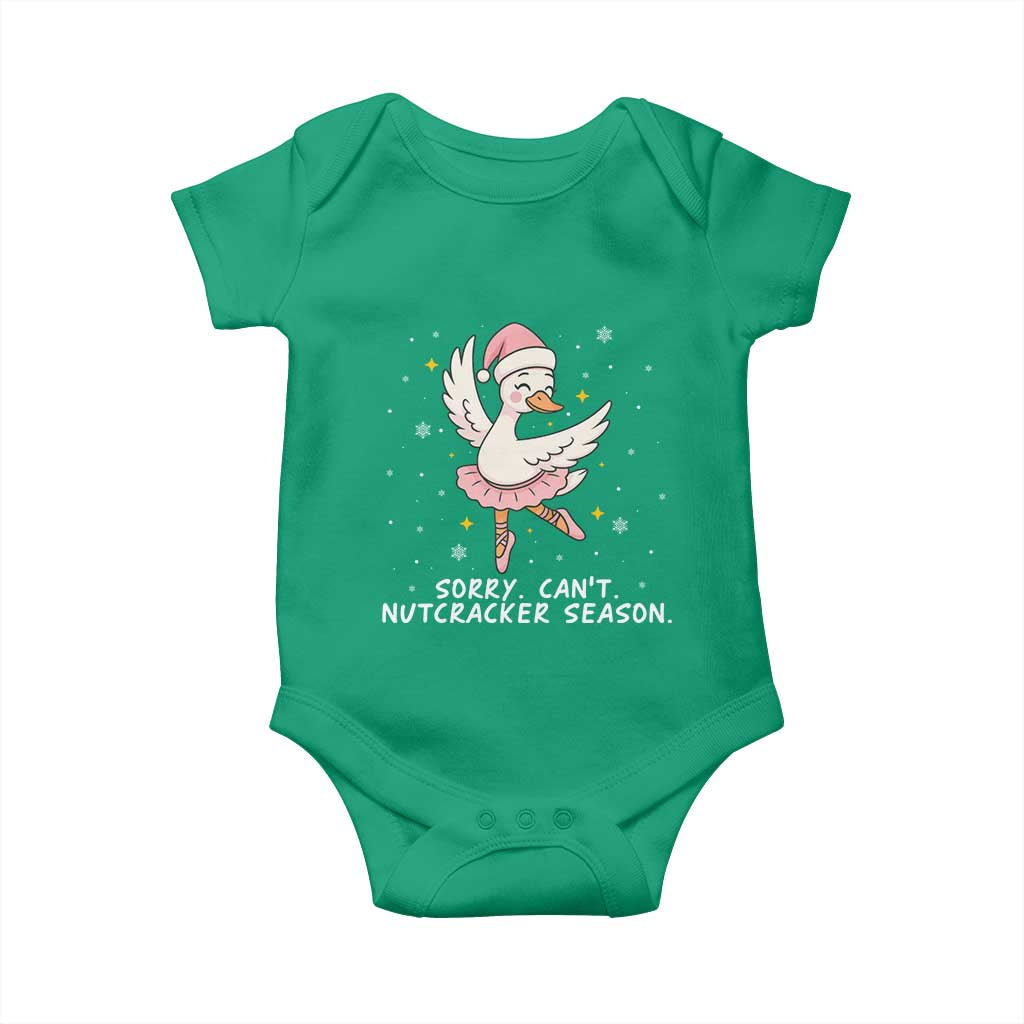 Nutcracker Goose Ballet Christmas Baby Onesie TS14 Irish Green Print Your Wear
