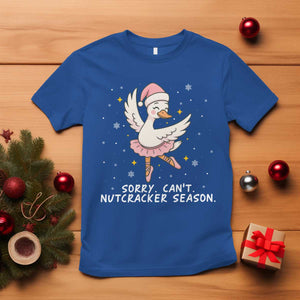 Nutcracker Goose Ballet Christmas T Shirt TS14 Royal Blue Print Your Wear