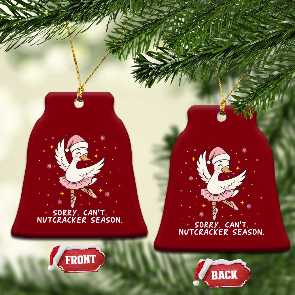 Nutcracker Goose Ballet Christmas Ceramic Ornament TS14 Print Your Wear