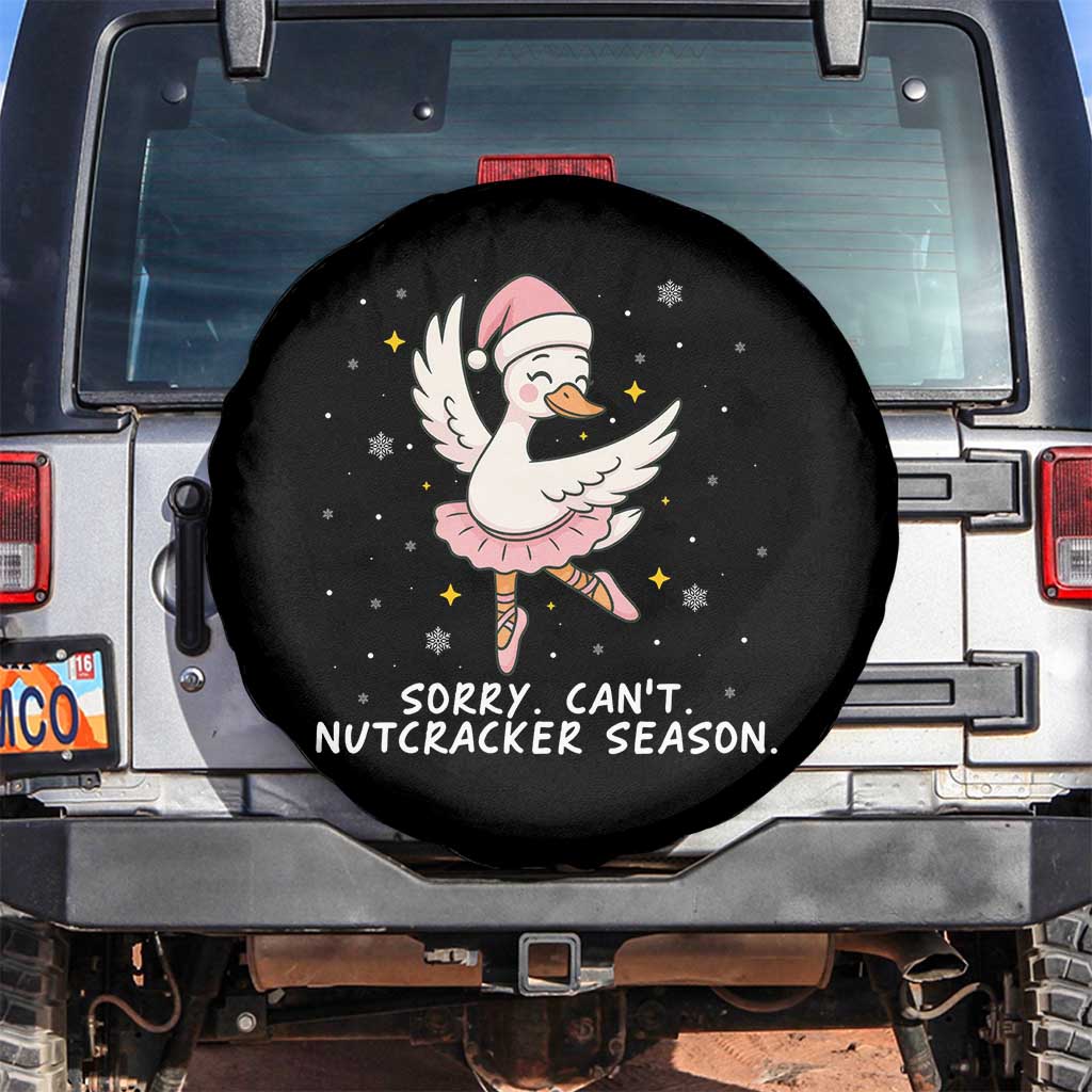 Nutcracker Goose Ballet Christmas Spare Tire Cover TS14 No hole Black Print Your Wear