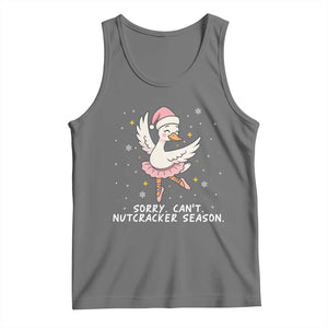 Nutcracker Goose Ballet Christmas Tank Top TS14 Black Heather Print Your Wear