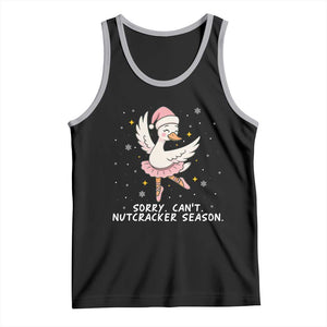 Nutcracker Goose Ballet Christmas Tank Top TS14 Black Athletic Heather Print Your Wear