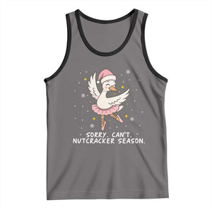 Nutcracker Goose Ballet Christmas Tank Top TS14 Deep Heather Black Print Your Wear