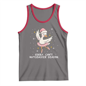 Nutcracker Goose Ballet Christmas Tank Top TS14 Deep Heather Red Print Your Wear