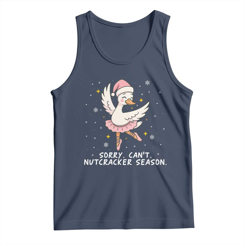 Nutcracker Goose Ballet Christmas Tank Top TS14 Navy Print Your Wear
