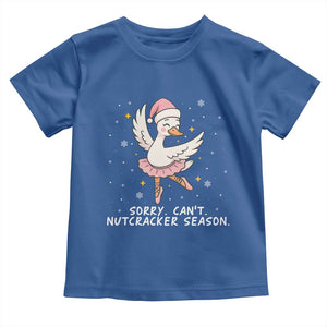 Nutcracker Goose Ballet Christmas Toddler T Shirt TS14 Royal Blue Print Your Wear