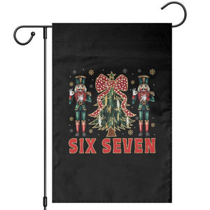 67 Six Seven Nutcracker Christmas Meme Garden Flag TS14 Black Print Your Wear