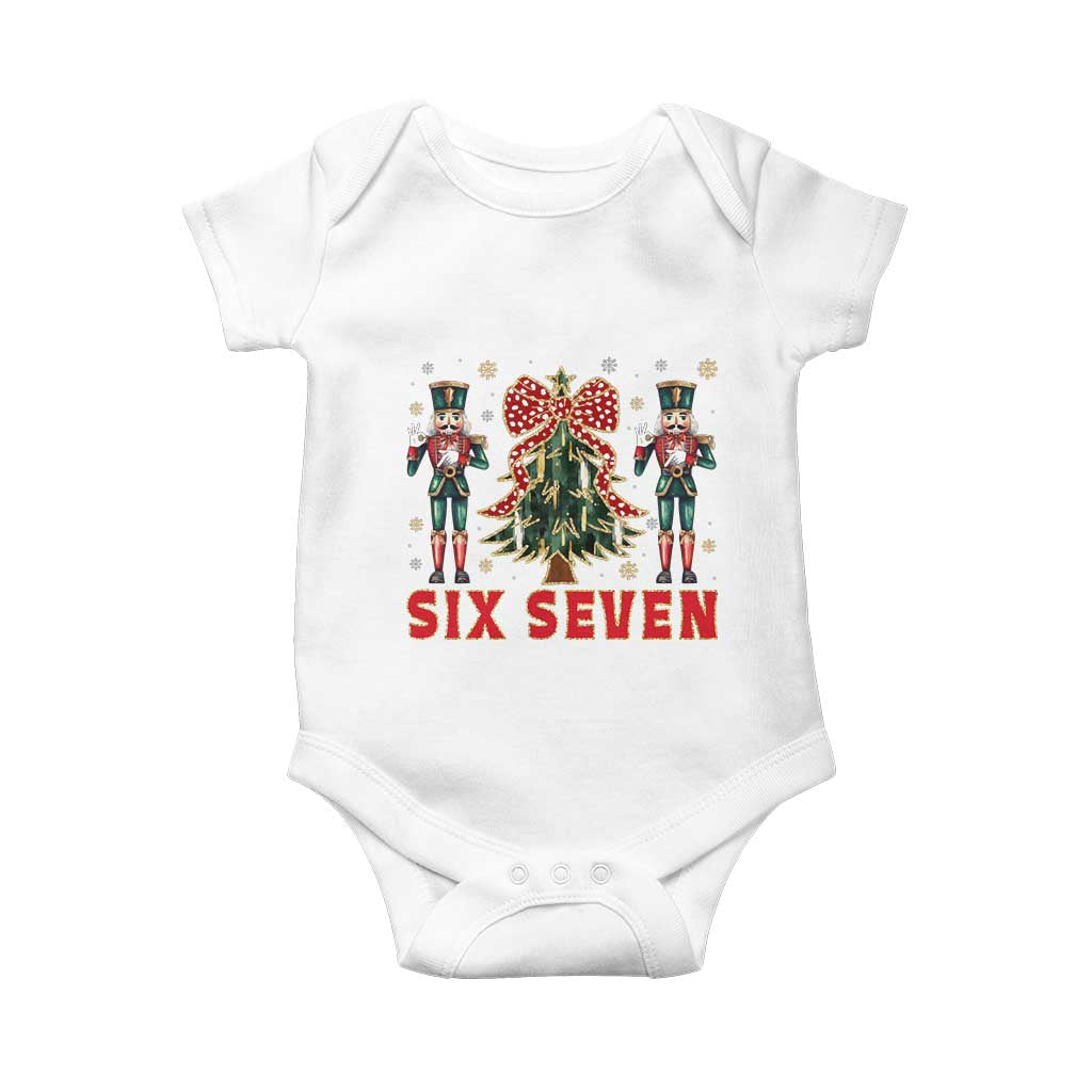 67 Six Seven Nutcracker Christmas Meme Baby Onesie TS14 White Print Your Wear