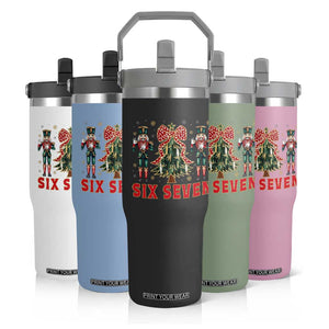 67 Six Seven Nutcracker Christmas Meme Flip Straw Tumbler TS14 Print Your Wear