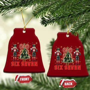 67 Six Seven Nutcracker Christmas Meme Ceramic Ornament TS14 Print Your Wear