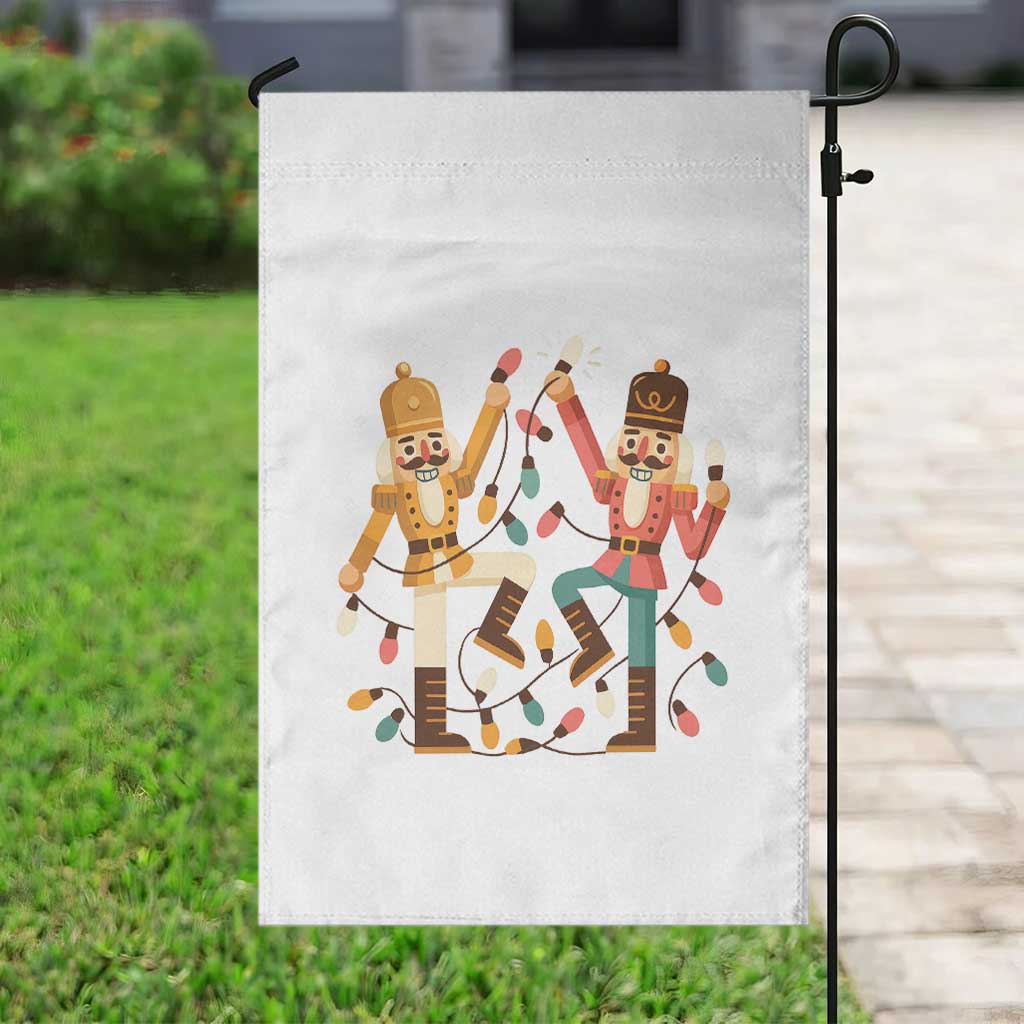 Funny Nutcracker Christmas Garden Flag Let Us Get Crackin TS14 Print Your Wear