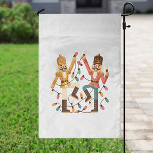 Funny Nutcracker Christmas Garden Flag Let Us Get Crackin TS14 Print Your Wear