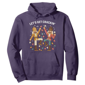 Funny Nutcracker Christmas Hoodie Let Us Get Crackin TS14 Purple Print Your Wear