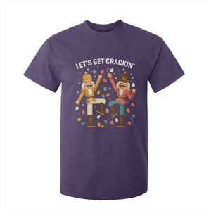 Funny Nutcracker Christmas T Shirt For Kid Let Us Get Crackin TS14 Purple Print Your Wear