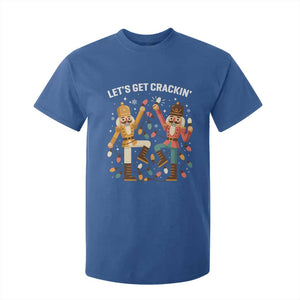Funny Nutcracker Christmas T Shirt For Kid Let Us Get Crackin TS14 Royal Blue Print Your Wear