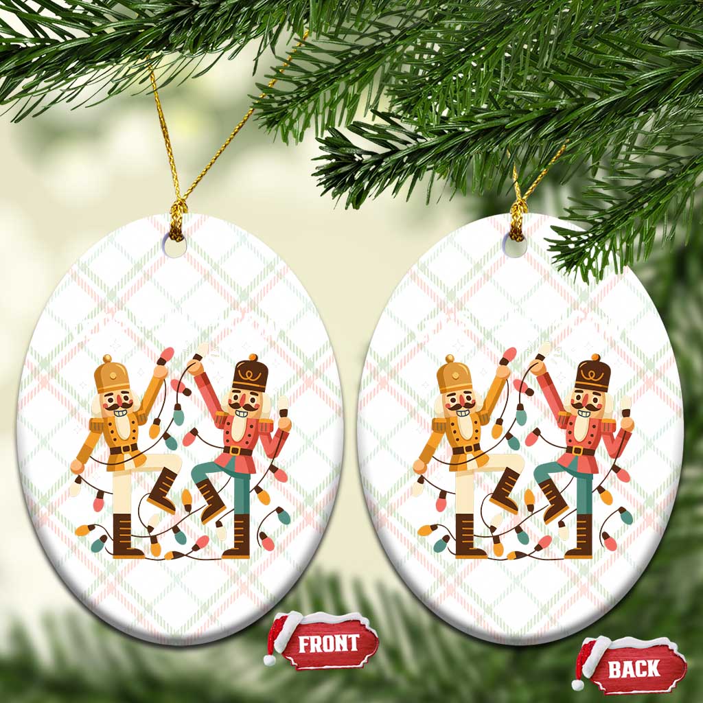 Funny Nutcracker Christmas Ceramic Ornament Let Us Get Crackin TS14 Print Your Wear