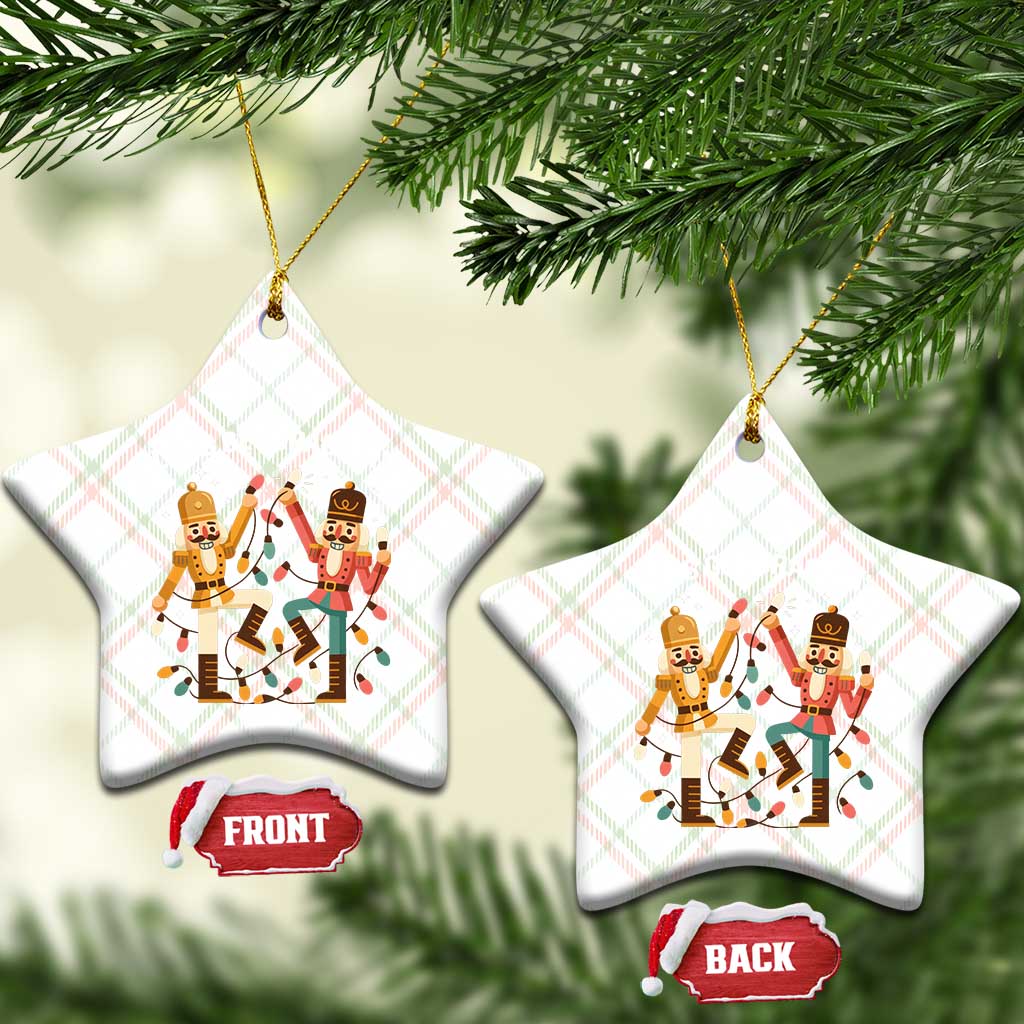Funny Nutcracker Christmas Ceramic Ornament Let Us Get Crackin TS14 Print Your Wear