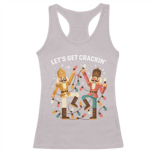 Funny Nutcracker Christmas Racerback Tank Top Let Us Get Crackin - Print Your Wear