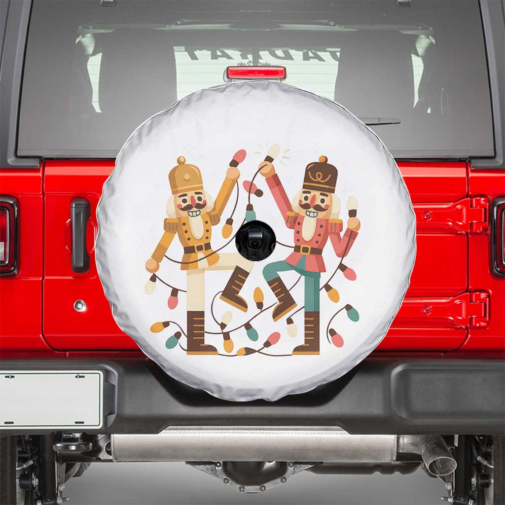 Funny Nutcracker Christmas Spare Tire Cover Let Us Get Crackin TS14 White Print Your Wear