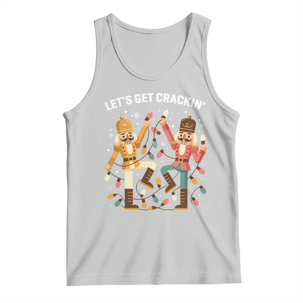 Funny Nutcracker Christmas Tank Top Let Us Get Crackin - Print Your Wear