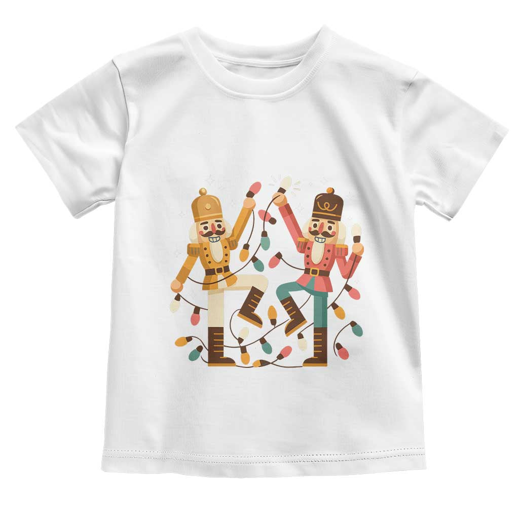 Funny Nutcracker Christmas Toddler T Shirt Let Us Get Crackin TS14 White Print Your Wear