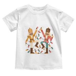 Funny Nutcracker Christmas Toddler T Shirt Let Us Get Crackin TS14 White Print Your Wear