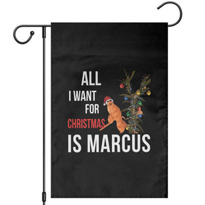 Marcus The Worm Robert Christmas Meme Garden Flag All I Want For Xmas Is Marcus TS14 Black Print Your Wear