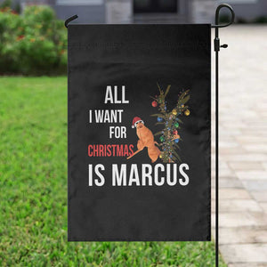 Marcus The Worm Robert Christmas Meme Garden Flag All I Want For Xmas Is Marcus TS14 Print Your Wear