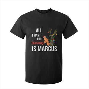 Marcus The Worm Robert Christmas Meme T Shirt For Kid All I Want For Xmas Is Marcus TS14 Black Print Your Wear