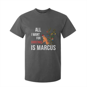 Marcus The Worm Robert Christmas Meme T Shirt For Kid All I Want For Xmas Is Marcus TS14 Dark Heather Print Your Wear