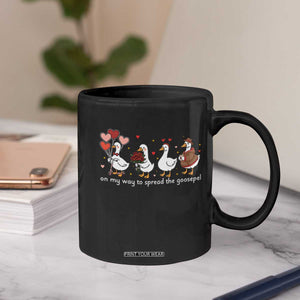 Silly Goose Christian Valentine Gospel Coffee Mug On My Way To Spread The Goosepel TS14 Print Your Wear