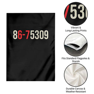 67 Six Seven Meme Garden Flag Vintage 80s Music 8675309 Jenny TS14 Print Your Wear