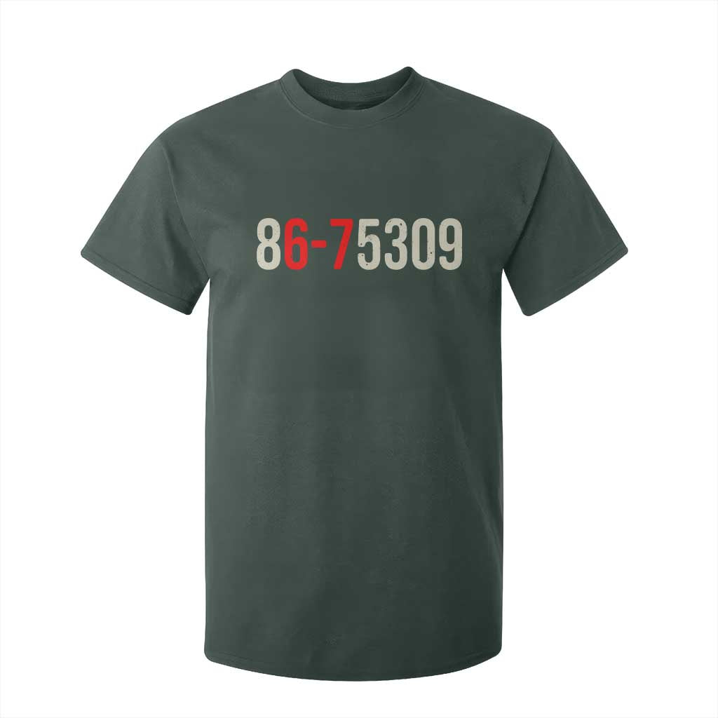 67 Six Seven Meme T Shirt For Kid Vintage 80s Music 8675309 Jenny TS14 Dark Forest Green Print Your Wear