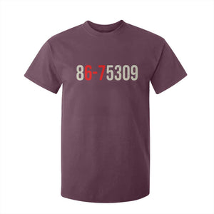 67 Six Seven Meme T Shirt For Kid Vintage 80s Music 8675309 Jenny TS14 Maroon Print Your Wear