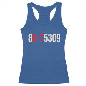 67 Six Seven Meme Racerback Tank Top Vintage 80s Music 8675309 Jenny TS14 Royal Blue Print Your Wear