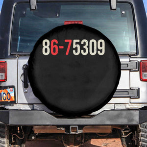 67 Six Seven Meme Spare Tire Cover Vintage 80s Music 8675309 Jenny TS14 No hole Black Print Your Wear