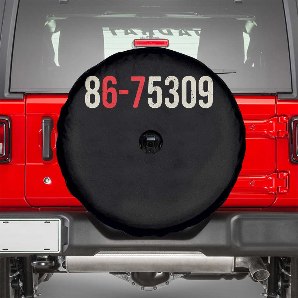 67 Six Seven Meme Spare Tire Cover Vintage 80s Music 8675309 Jenny TS14 Black Print Your Wear