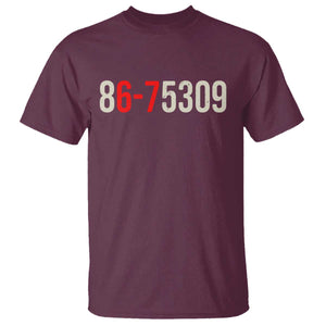 67 Six Seven Meme T Shirt Vintage 80s Music 8675309 Jenny TS14 Maroon Print Your Wear