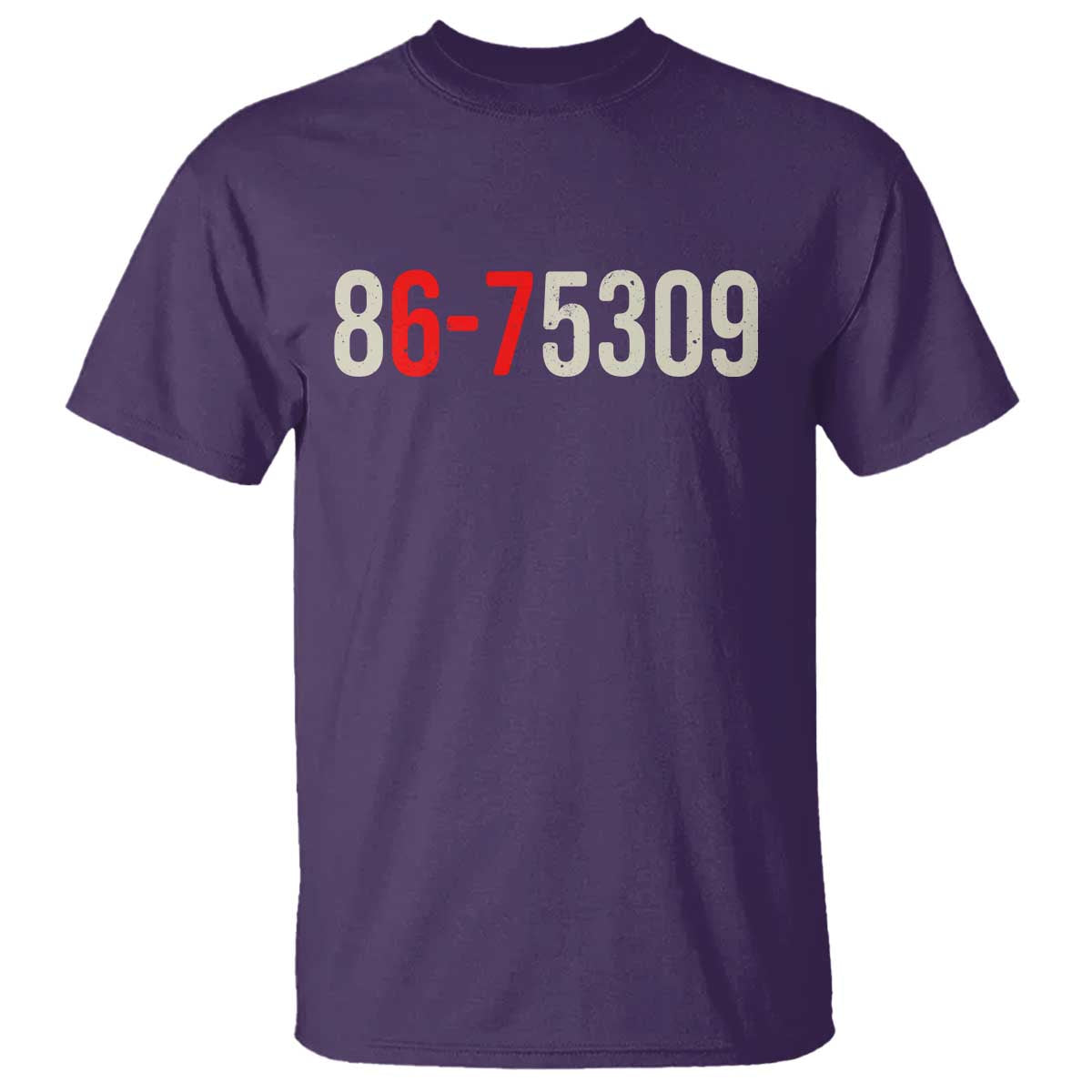 67 Six Seven Meme T Shirt Vintage 80s Music 8675309 Jenny TS14 Purple Print Your Wear
