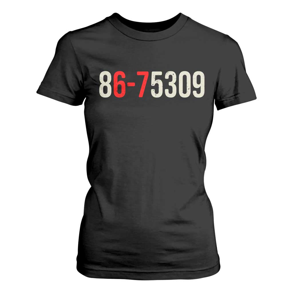 67 Six Seven Meme T Shirt For Women Vintage 80s Music 8675309 Jenny TS14 Black Print Your Wear