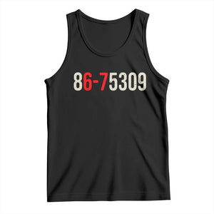 67 Six Seven Meme Tank Top Vintage 80s Music 8675309 Jenny TS14 Black Print Your Wear
