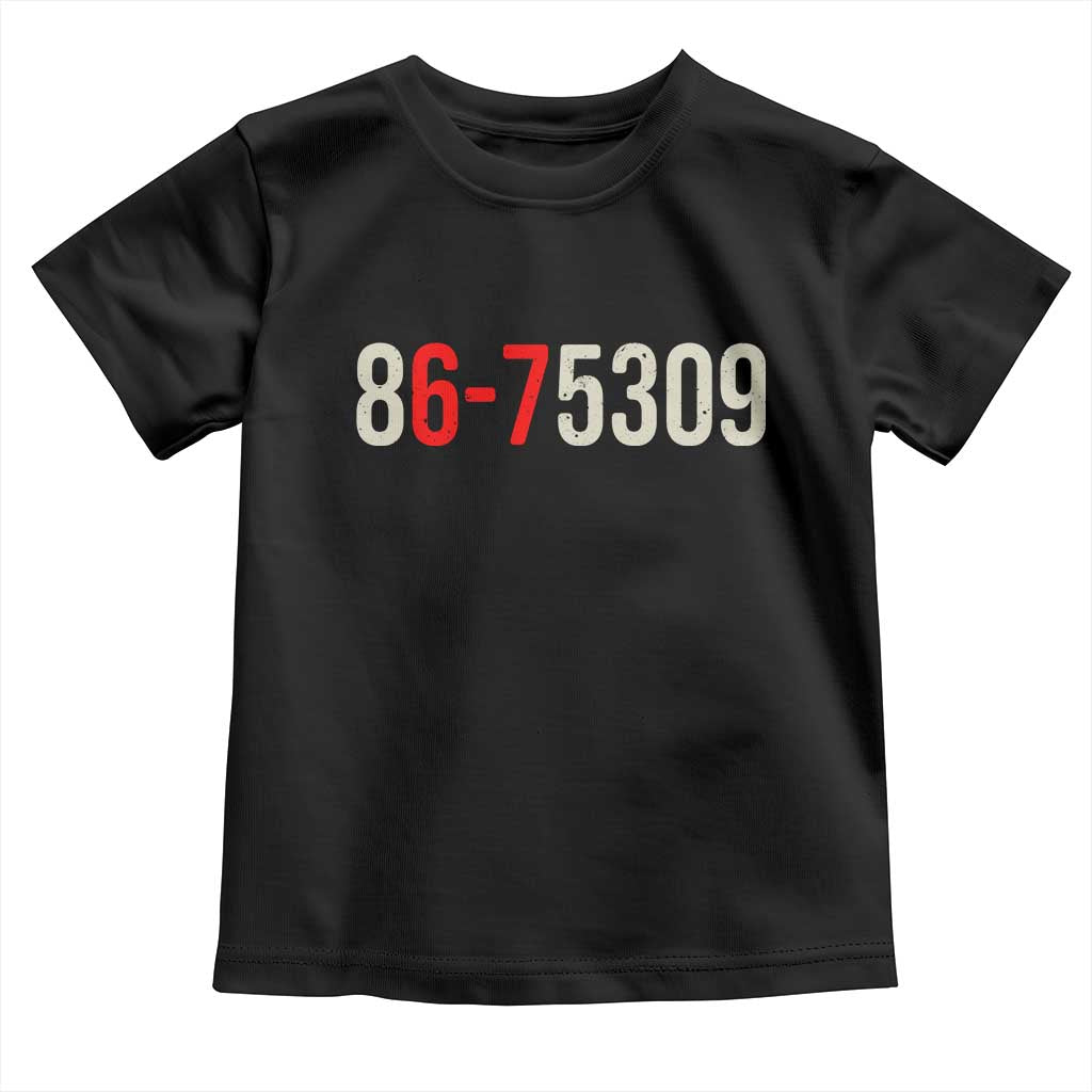 67 Six Seven Meme Toddler T Shirt Vintage 80s Music 8675309 Jenny TS14 Black Print Your Wear
